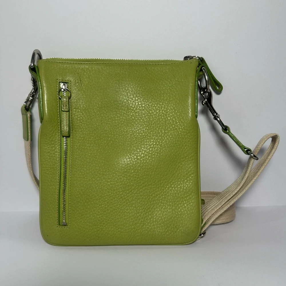 Coach Lime Green Soho Buckle Leather Hipster Crossbody - Picture 2 of 7